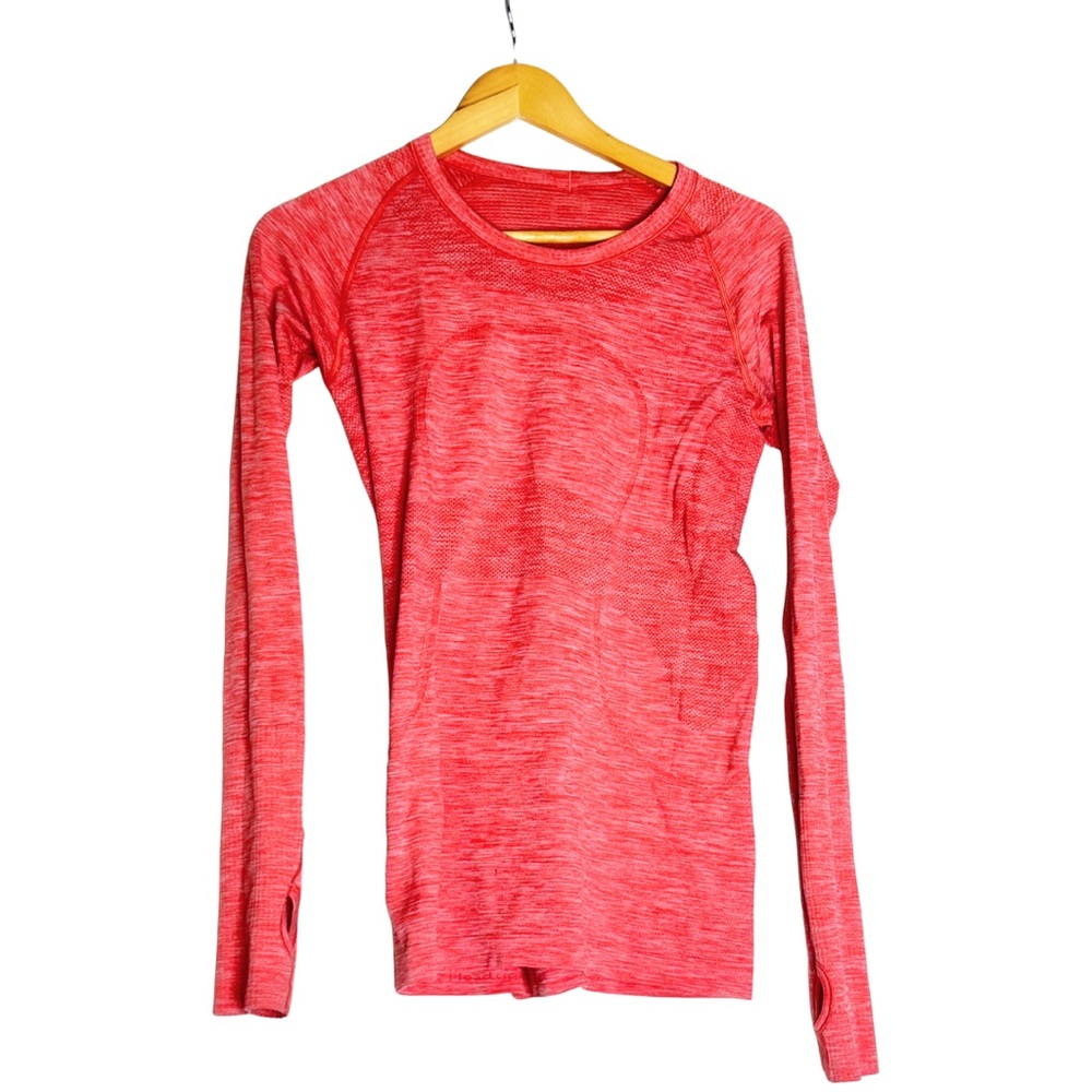 Lululemon Coral Long Sleeve Athletic Top – Size 6